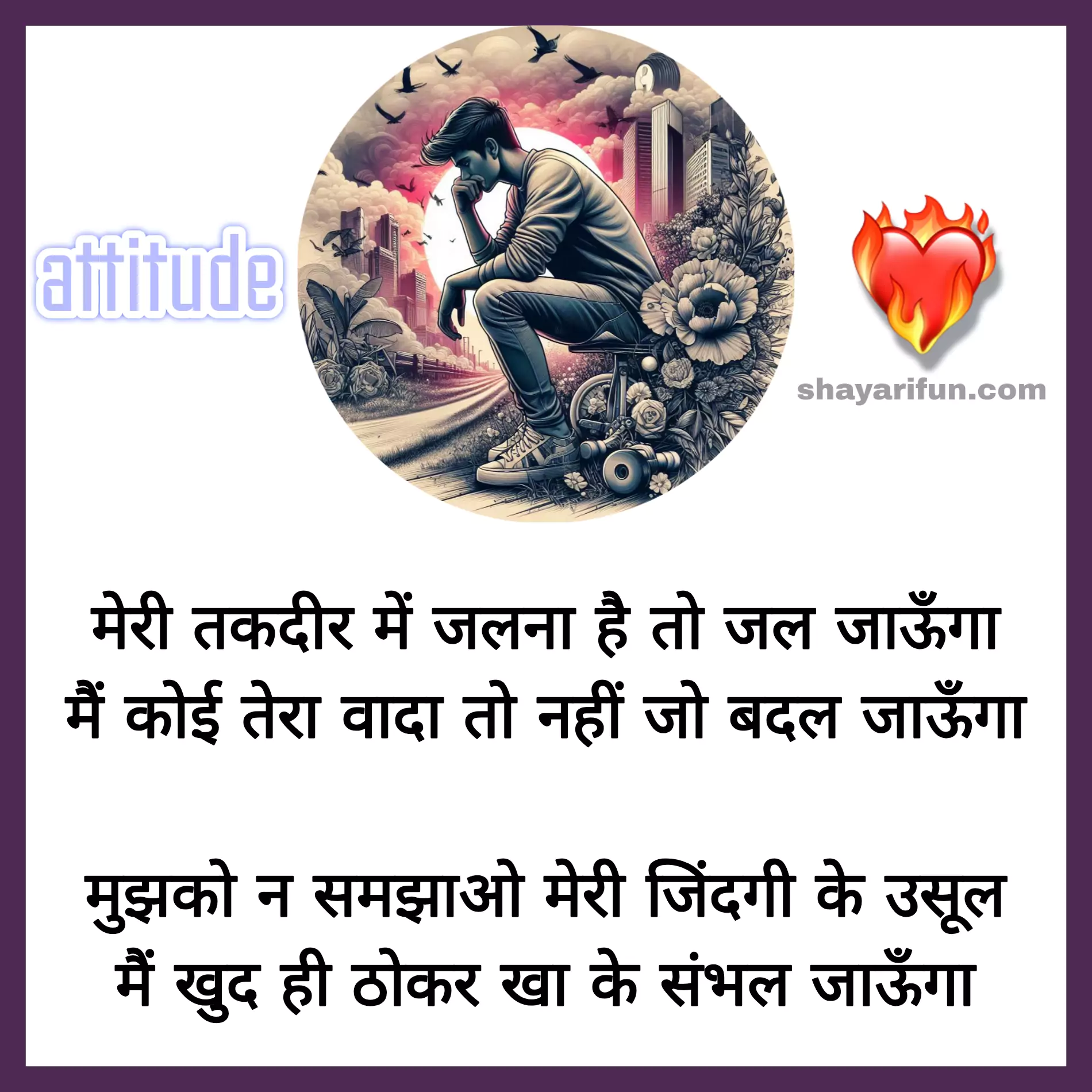 killer attitude shayari in hindi for boys